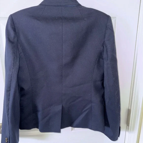 J. Crew Midnight Blue Blazer with Brass Accents - Picture 2 of 3